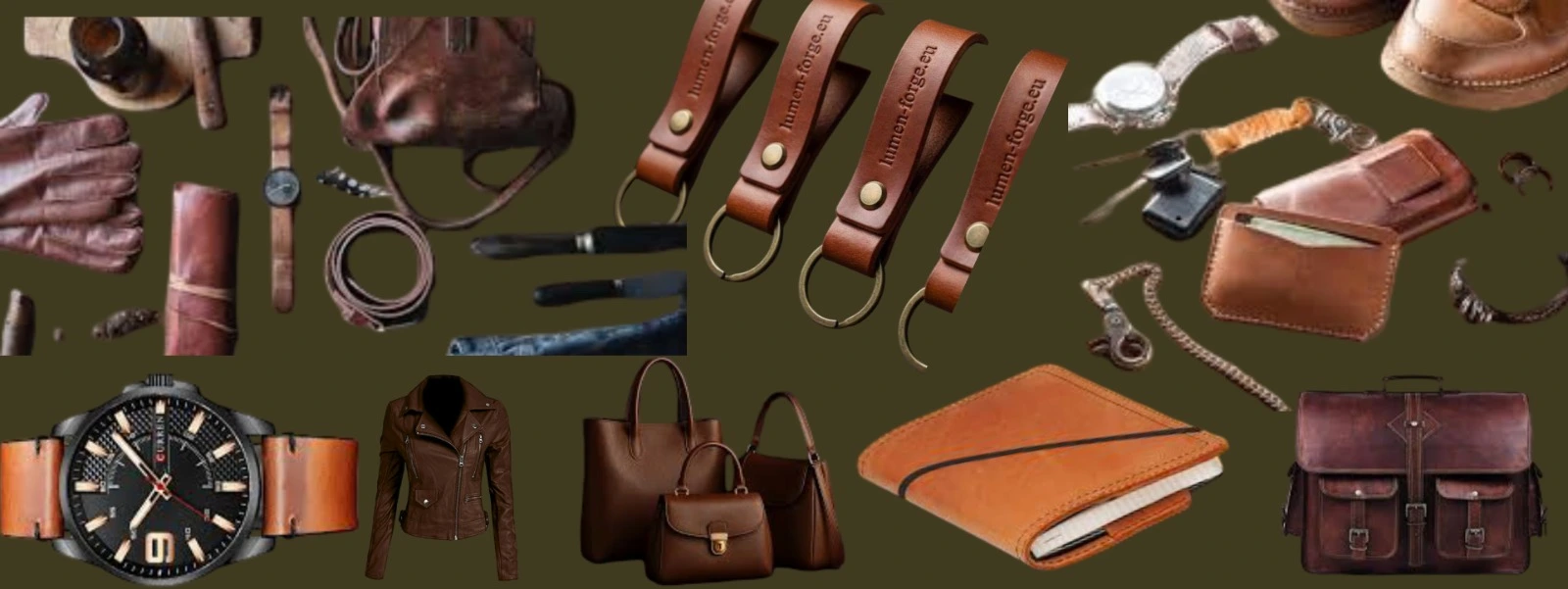The Leather Items Footer