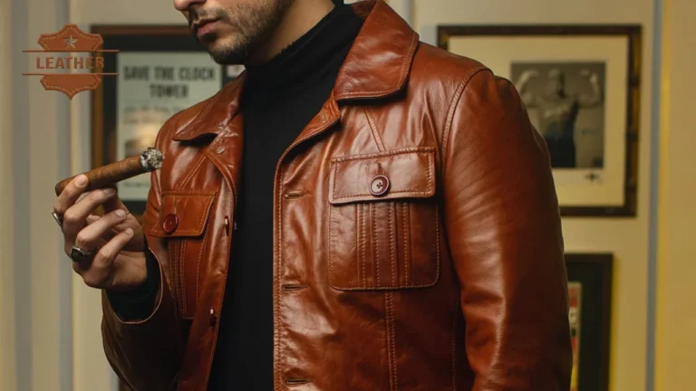 Vintage leather jacket
