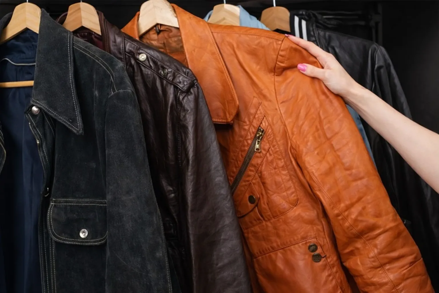 Vintage leather jackets