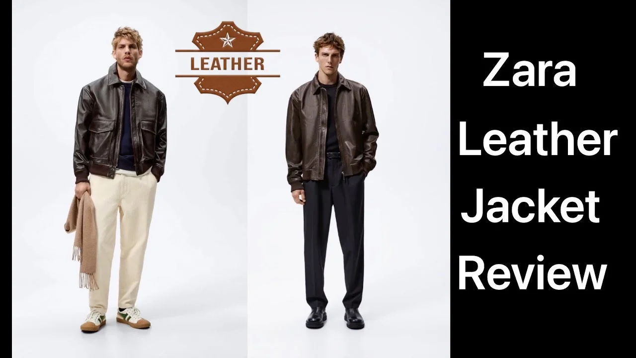 Zara leather jacket
