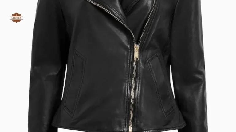 All saints leather biker jacket