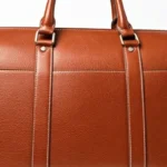Brown leather bag