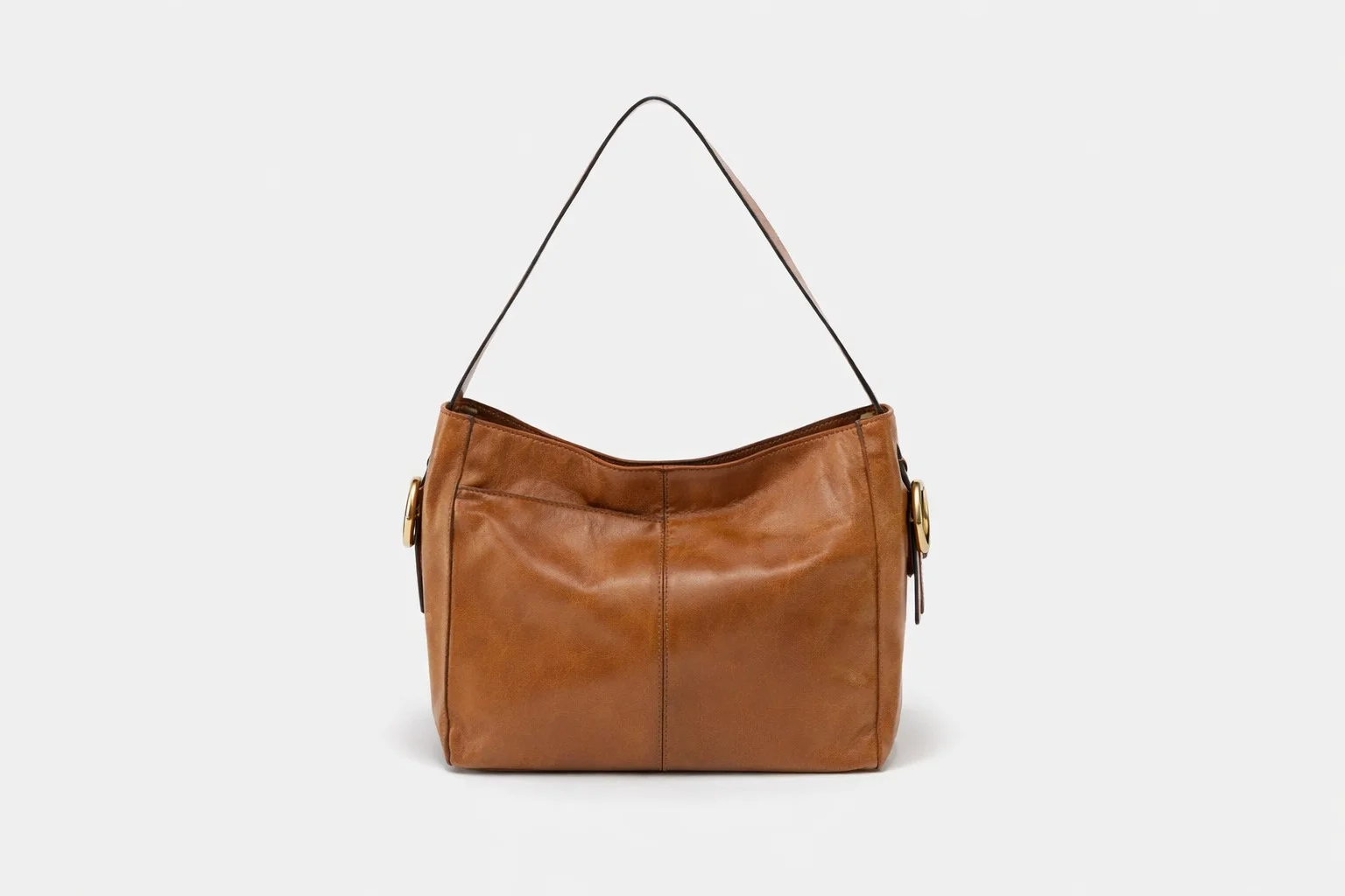 Leather hobo bag