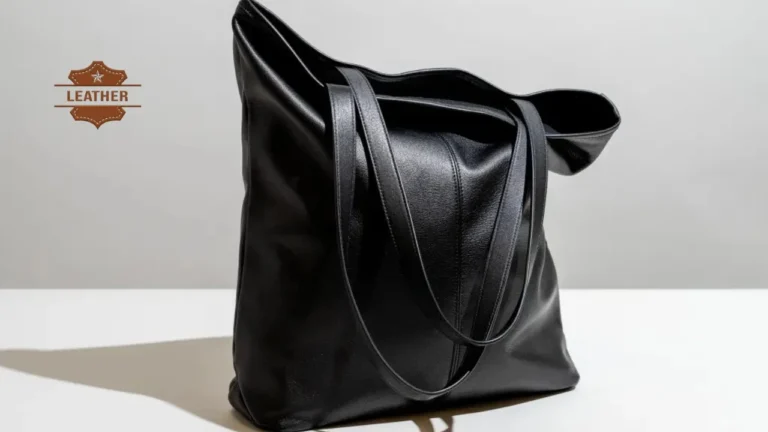 Leather tote bags