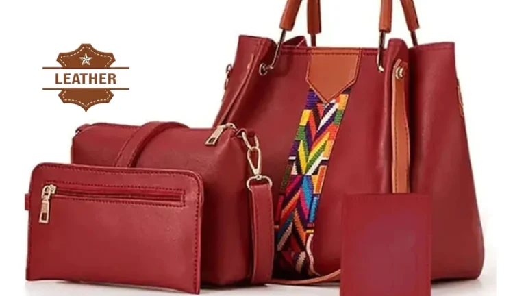 Leather bags red