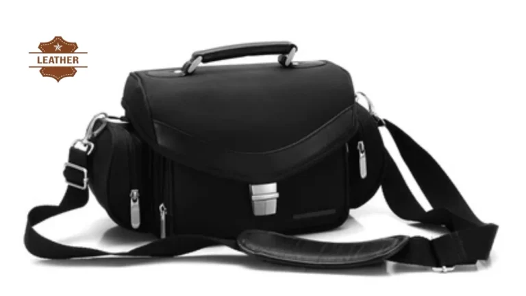 Leather camera bag