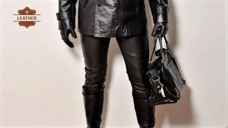 Leather pants men