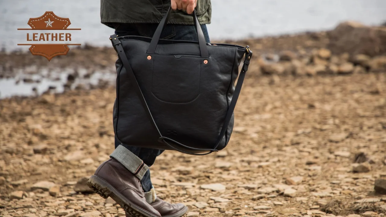 Leather work bag