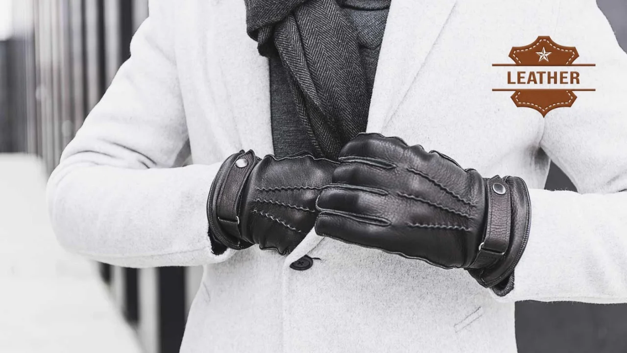 Men with leather gloves