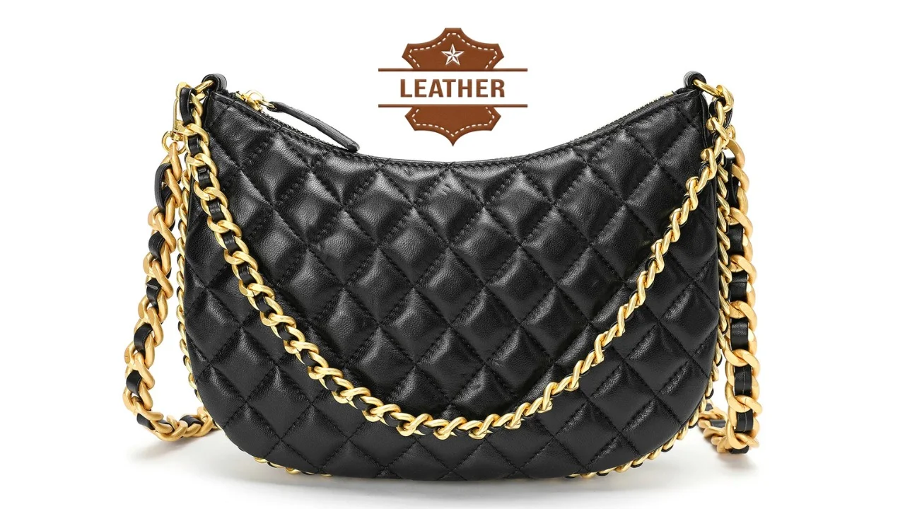 Quilted leather bag