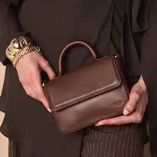 Small leather bag