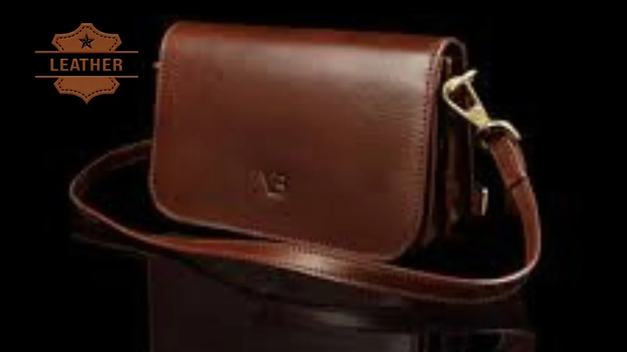 Small leather bag
