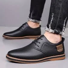 casual shoes leather men