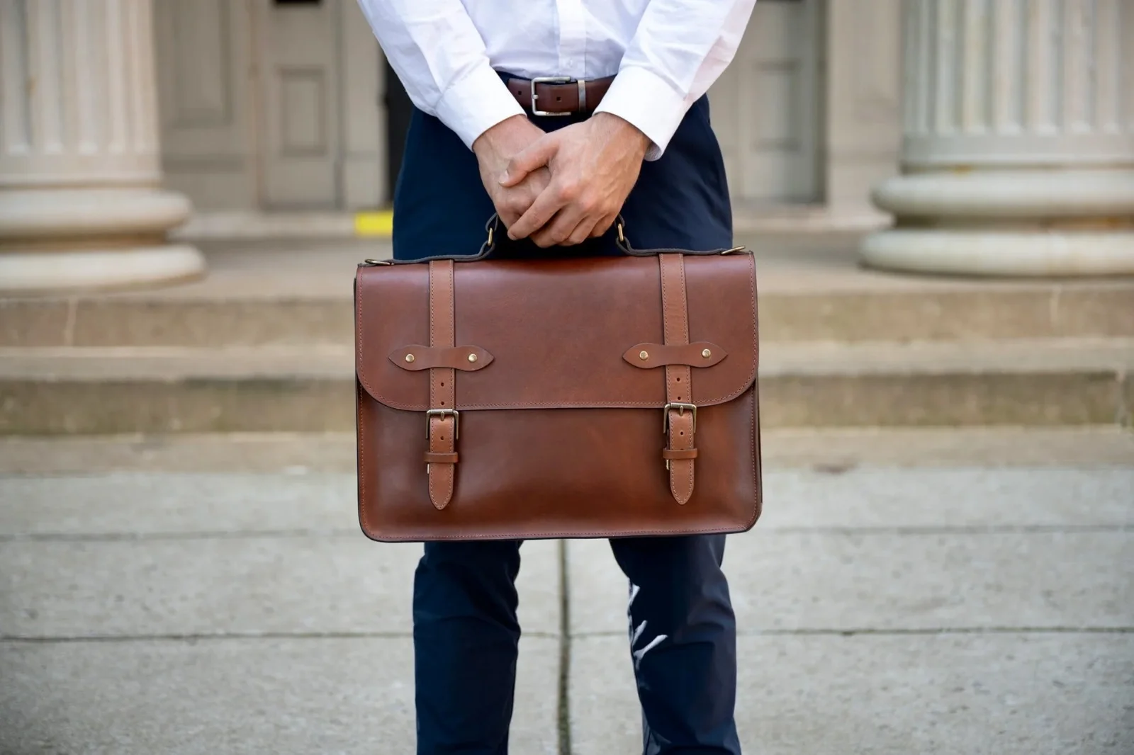leather briefcase for men