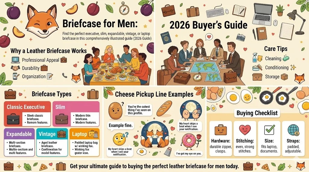 leather briefcase for men