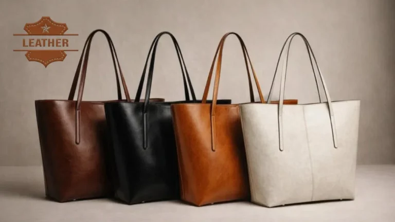 Almost perfect leather tote bag
