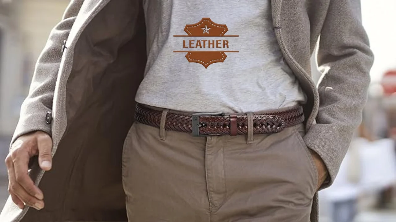 Best braided leather belt men
