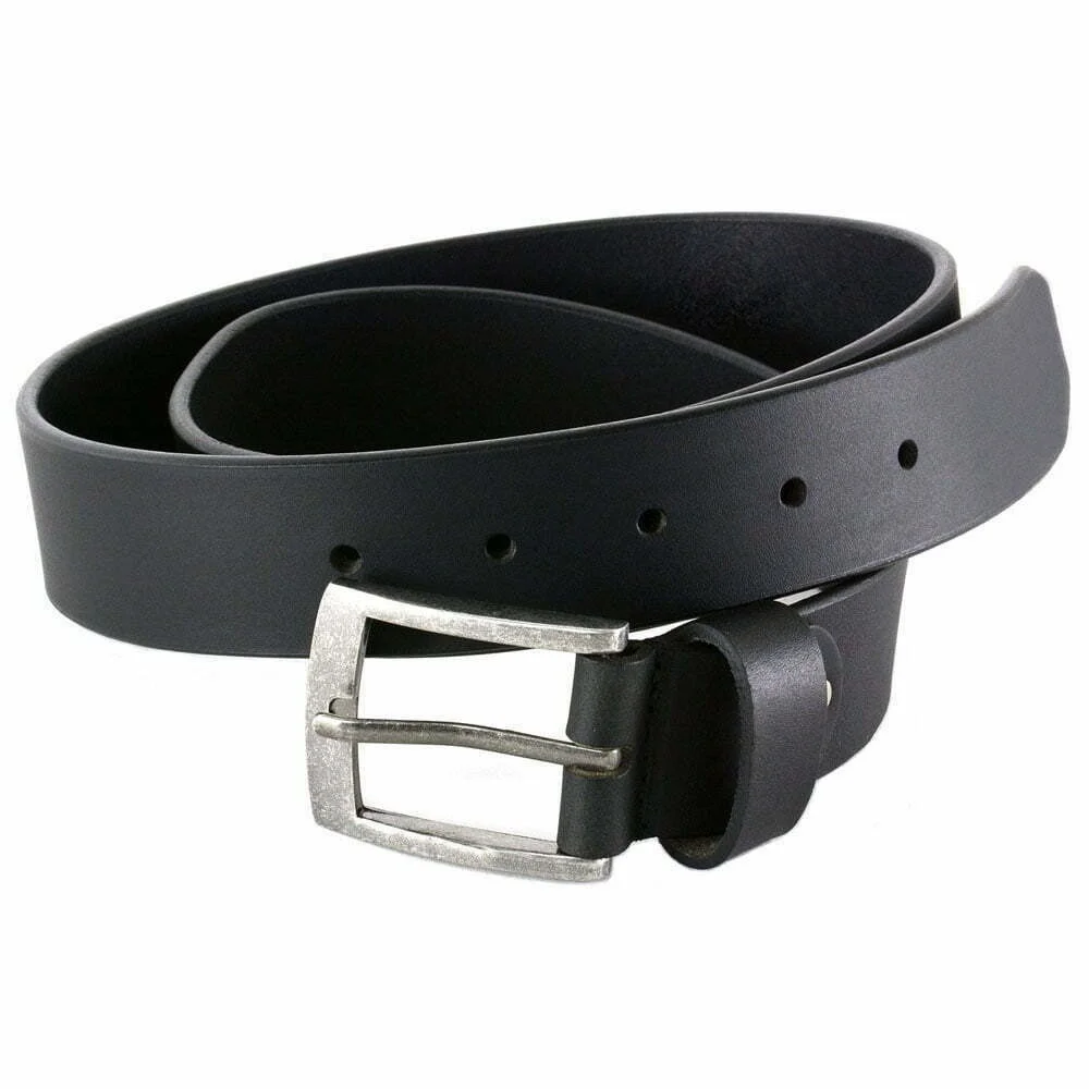 Black men belt leather