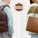 Coach brown leather bag