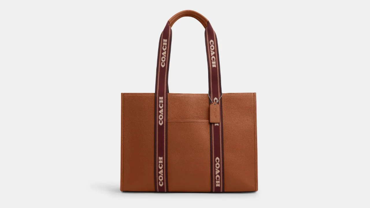 Coach brown leather bag