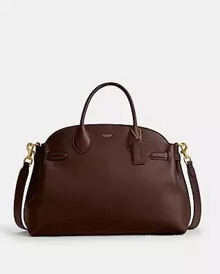 Coach leather tote bag