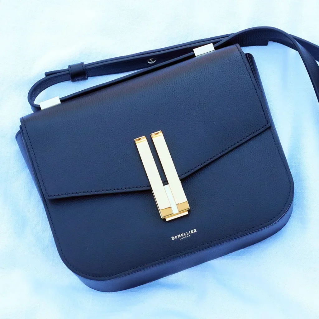 Demellier vancouver leather shoulder bag