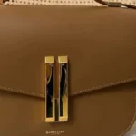 Demellier vancouver leather shoulder bag