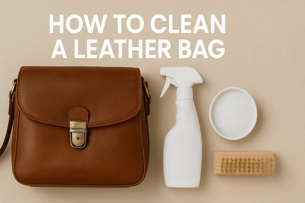 How to clean leather bag