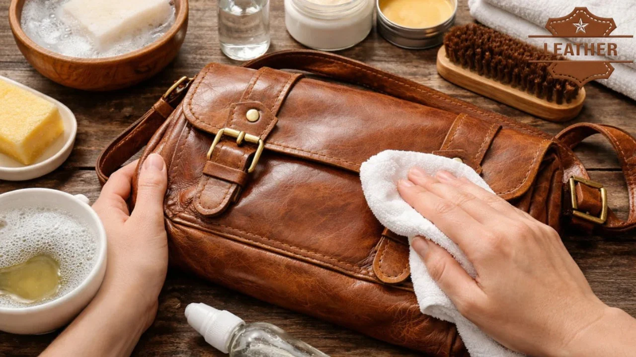 How to clean leather bag