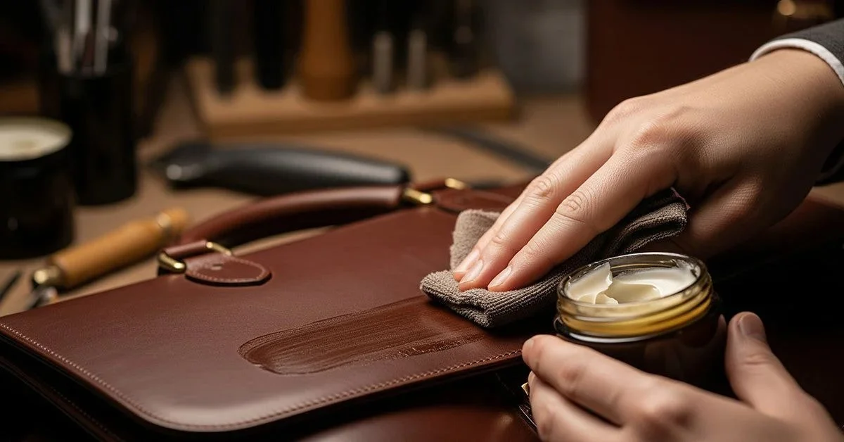 Leather bag cleaner