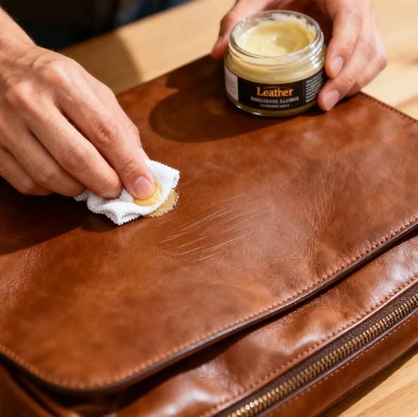 Leather bag cleaner