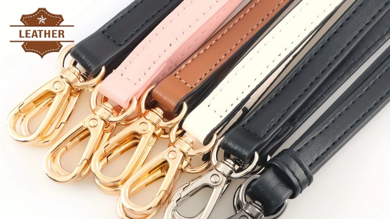Leather bag strap