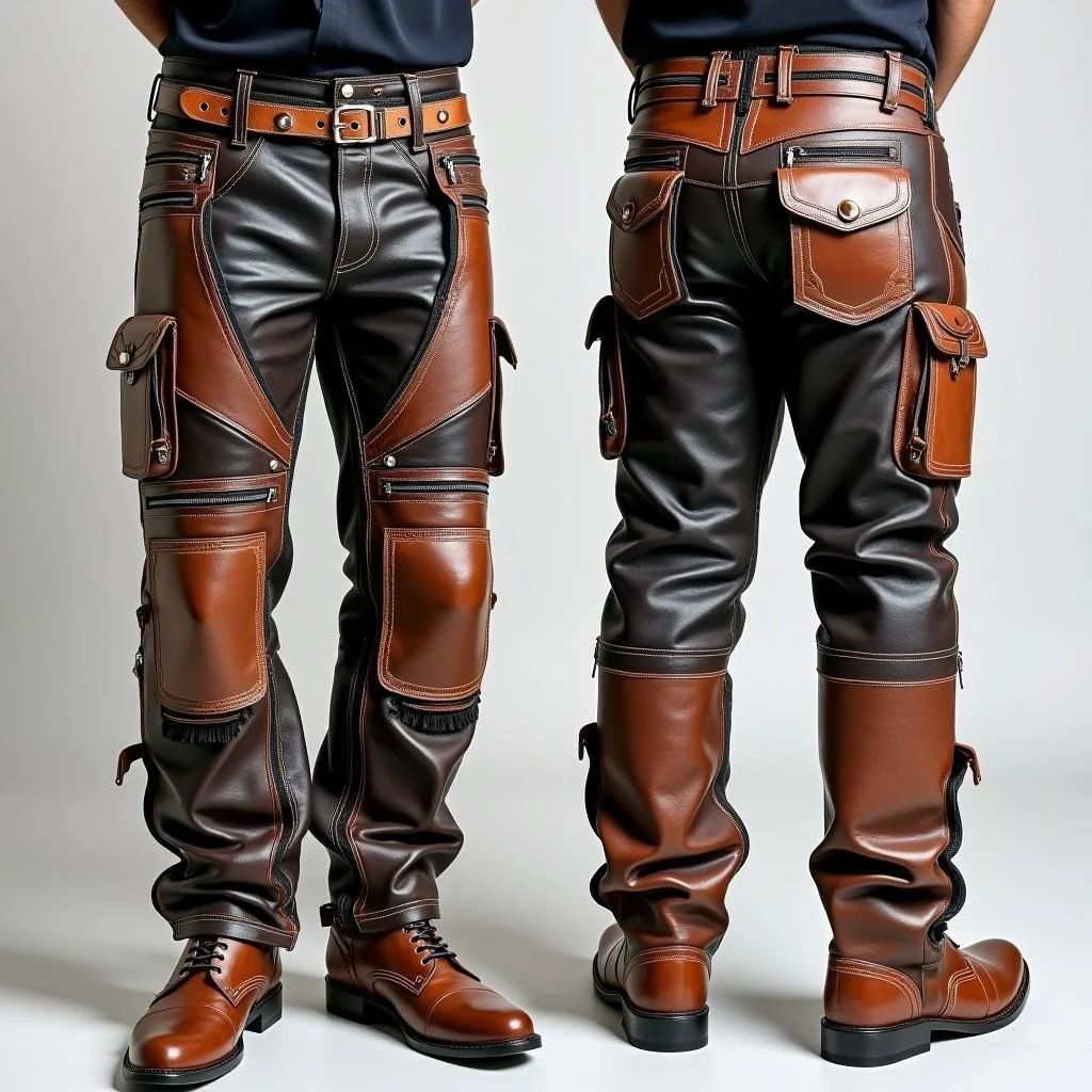 Leather chaps for men
