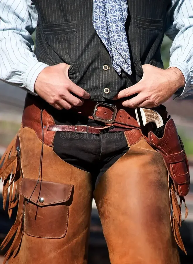 Leather chaps for men