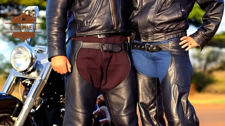 Leather chaps for men