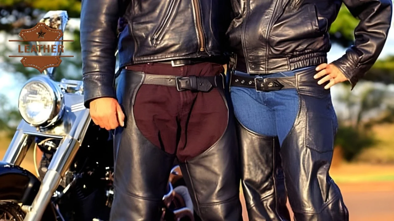 Leather chaps for men