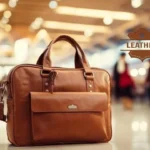 Leather computer bag