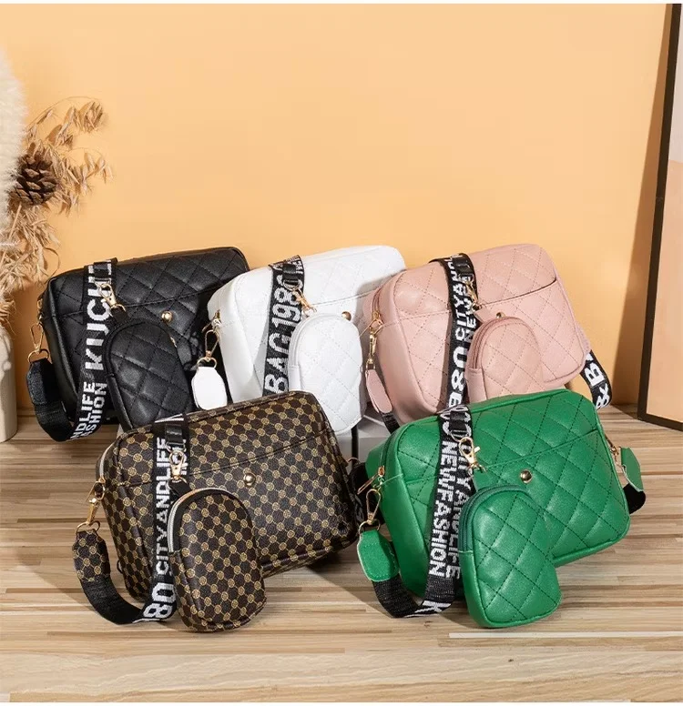 Leather cross body bag women