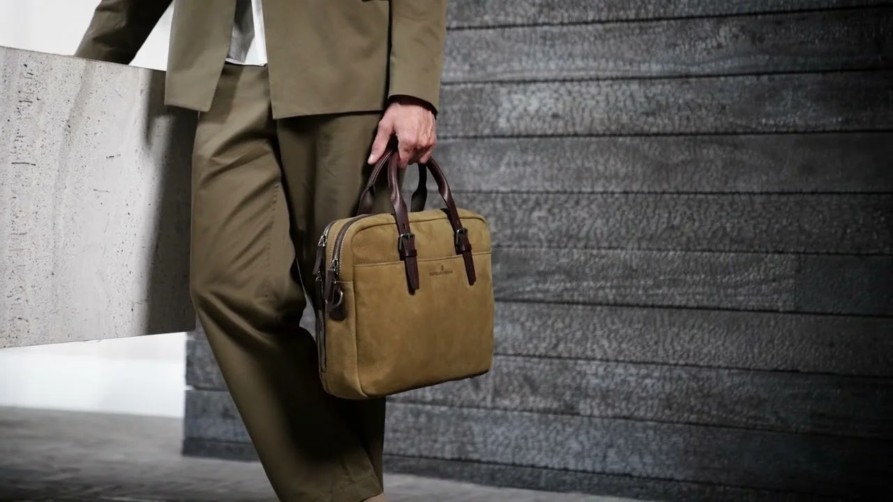 Leather laptop bags for men