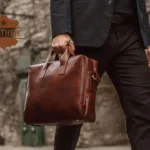 Leather laptop bags for men