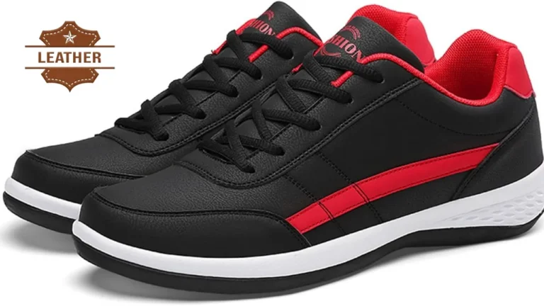 Leather sneakers for men