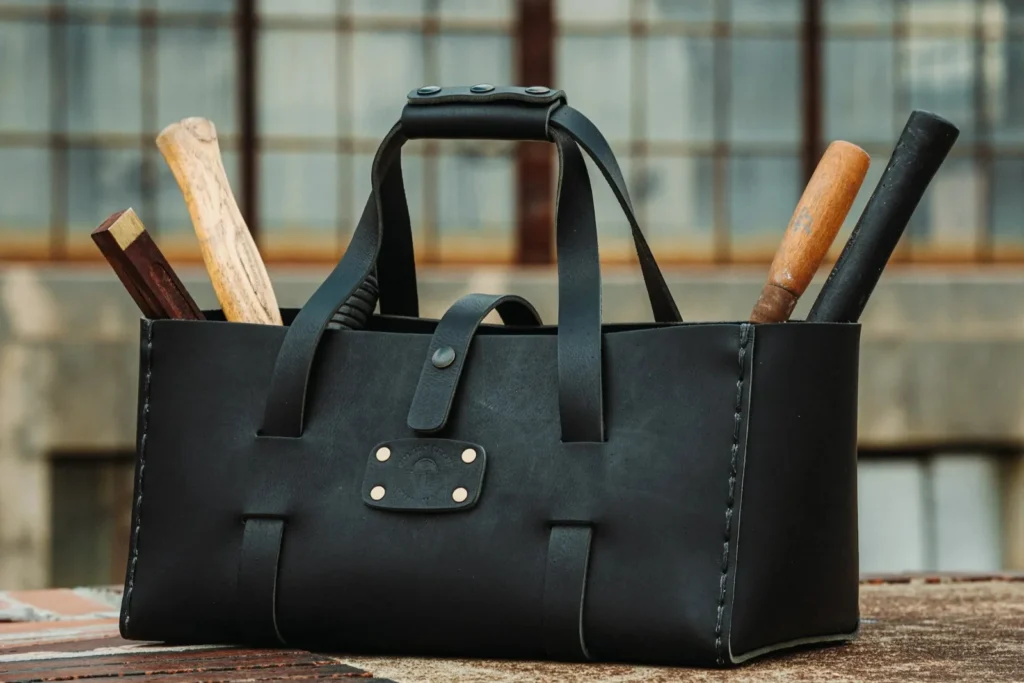 Leather tool bag