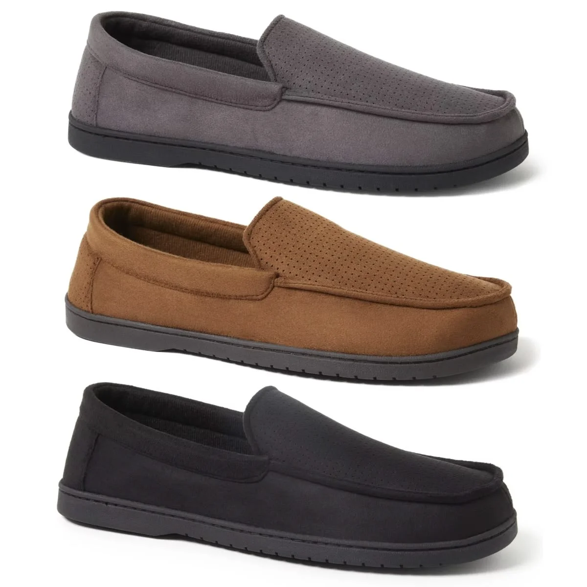 Mens leather house shoes