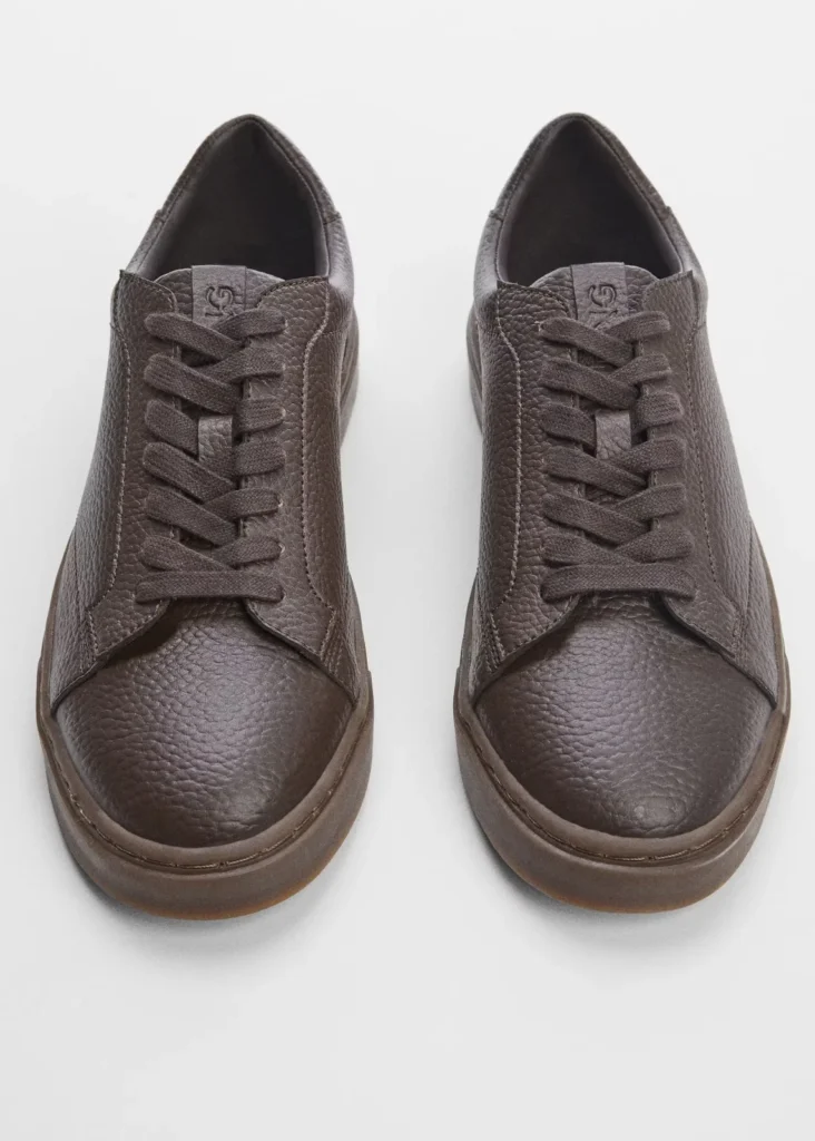 Mens leather sneakers