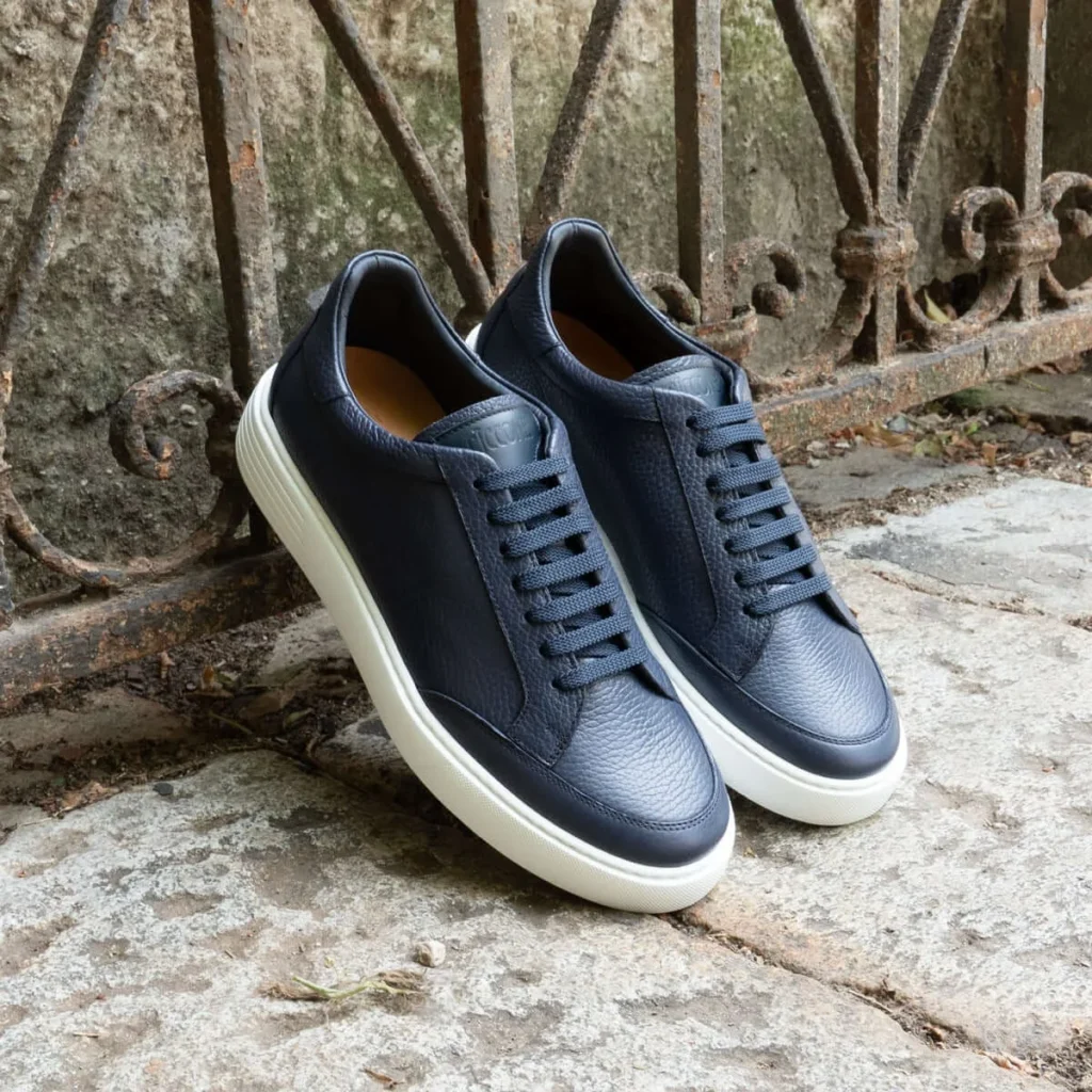 Mens leather sneakers