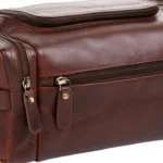 Mens leather toiletry bag