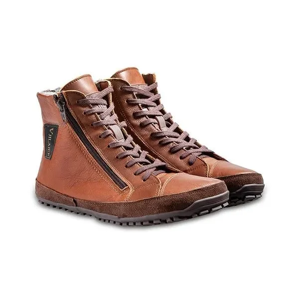 Mens leather woven sneakers