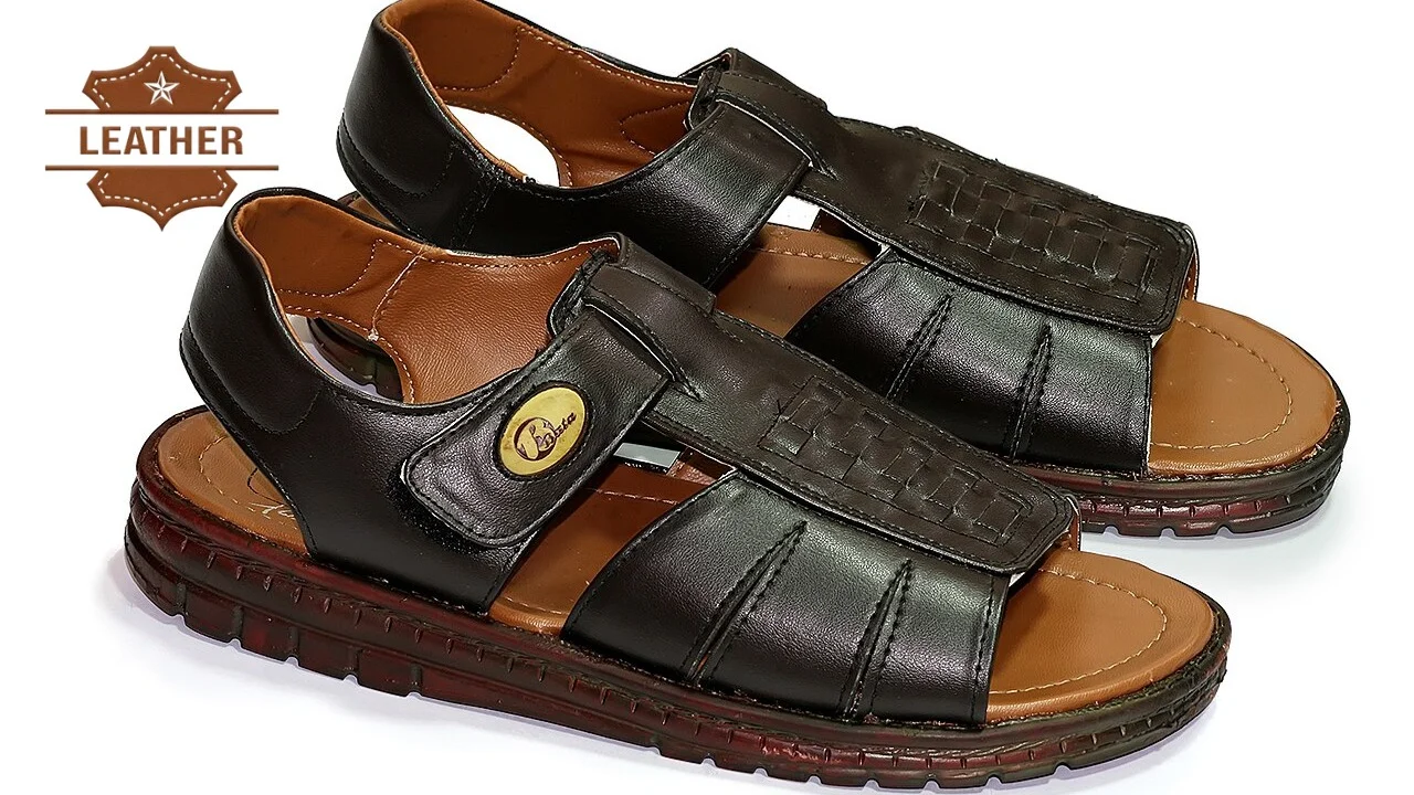 Mens sandals leather