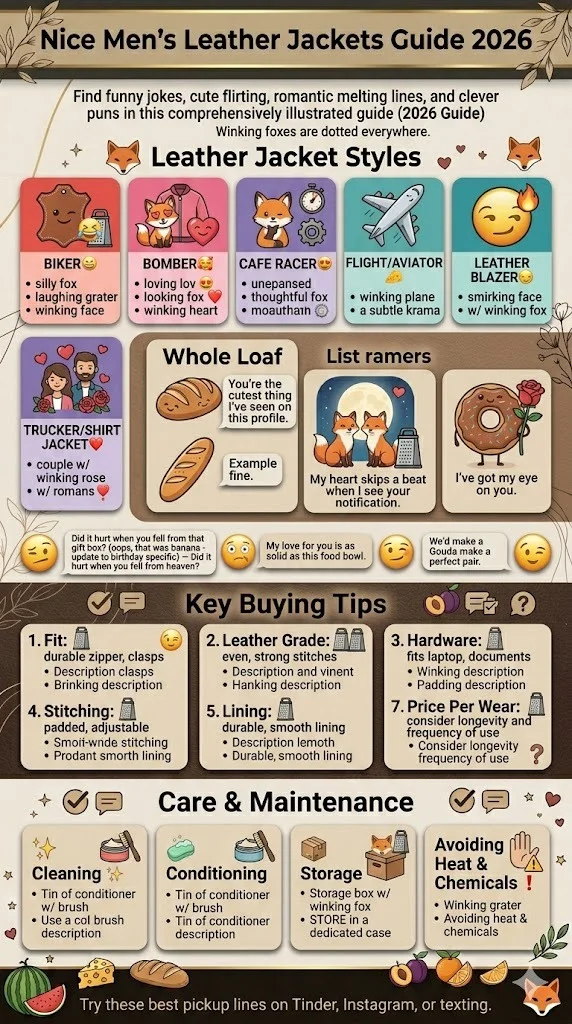 Nice mens leather jackets