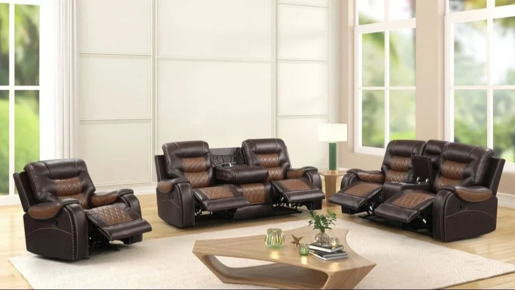 Ashley Leather Sofa